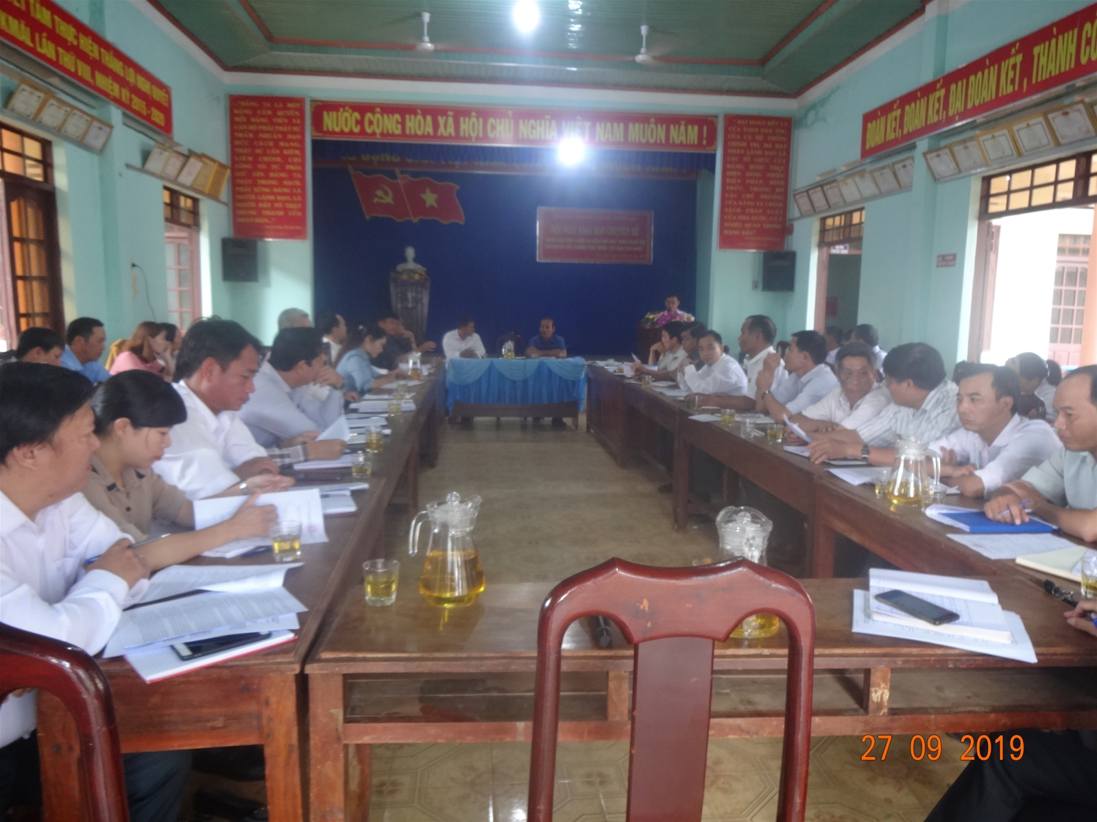 Hội nghị Giao ban giữa Thường trực HĐND huyện và Thường trực HĐND các xã, thị trấn Quý III/2019
