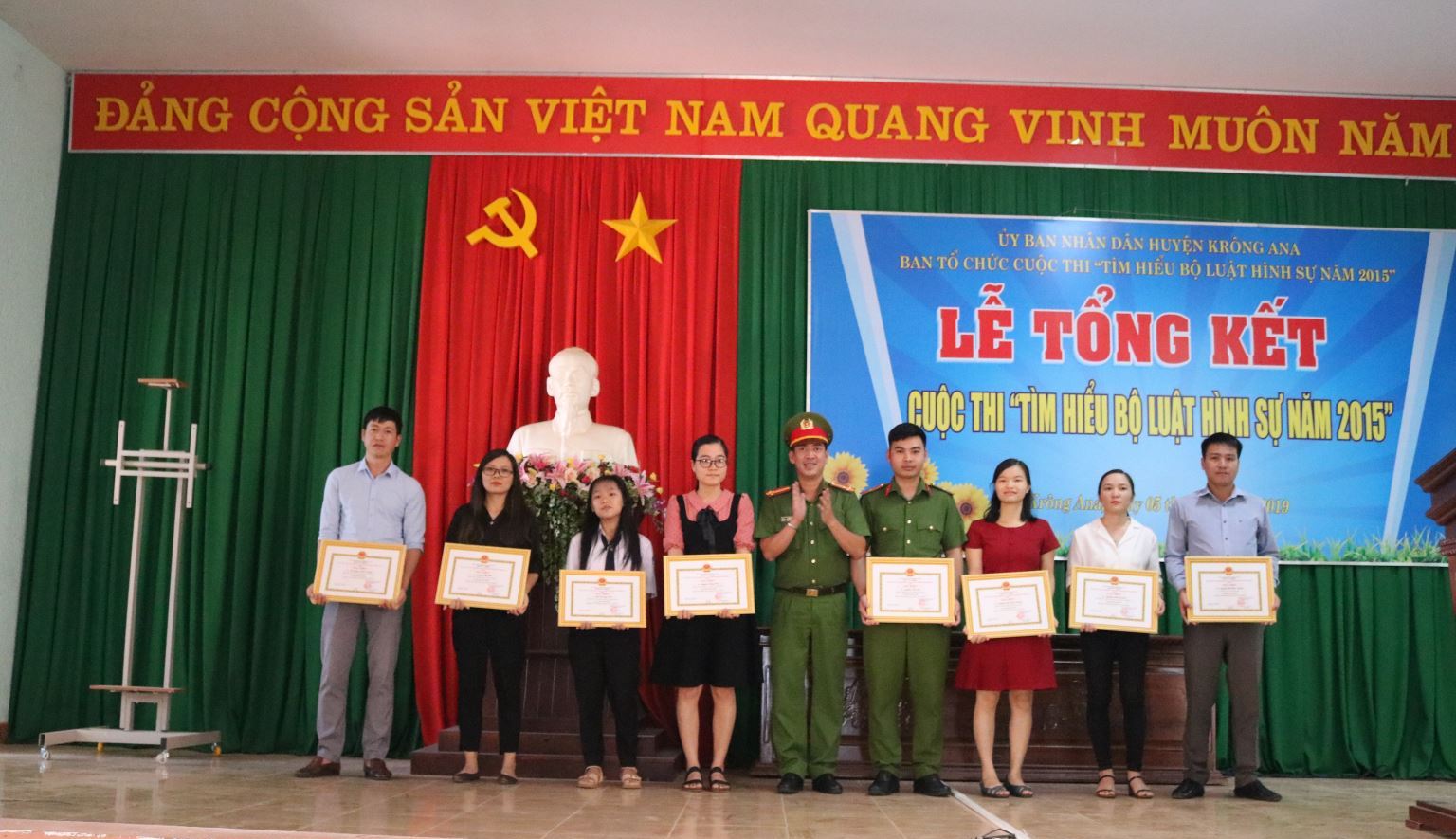 Huyện Krông AnaTổng kết, trao giải cuộc thi viết Tìm hiểu Bộ Luật Hình sự năm 2015