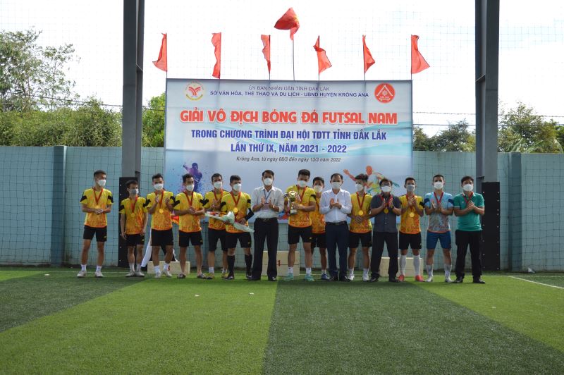 Giải Bóng đá Futsal nam Đại hội TDTT tỉnh Đắk Lắk, lần thứ IX, năm 2021-2022