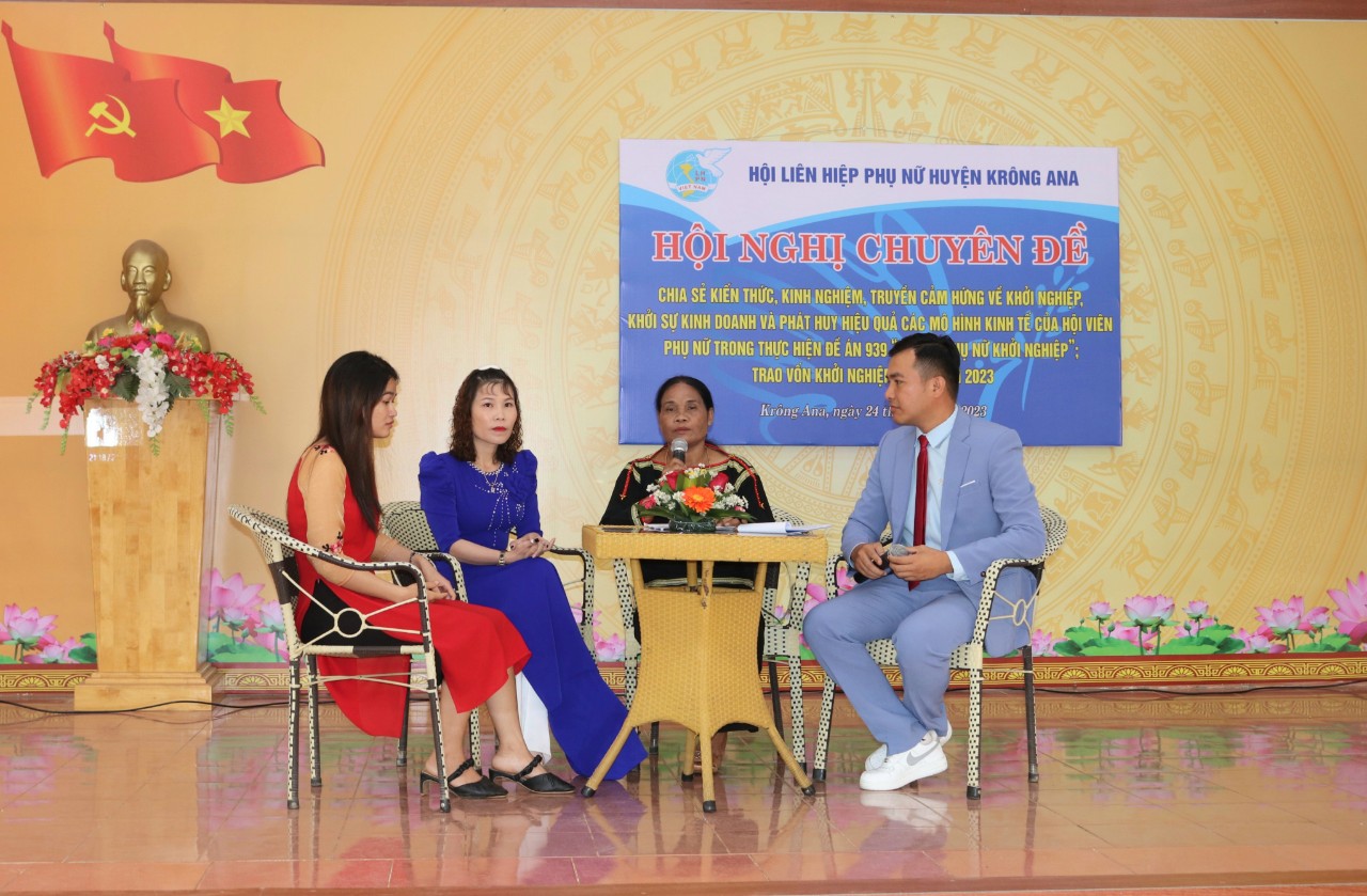 Hội LHPN phụ nữ huyện Krông Ana chia sẻ kinh nghiệm khởi nghiệp, khởi sự kinh doanh