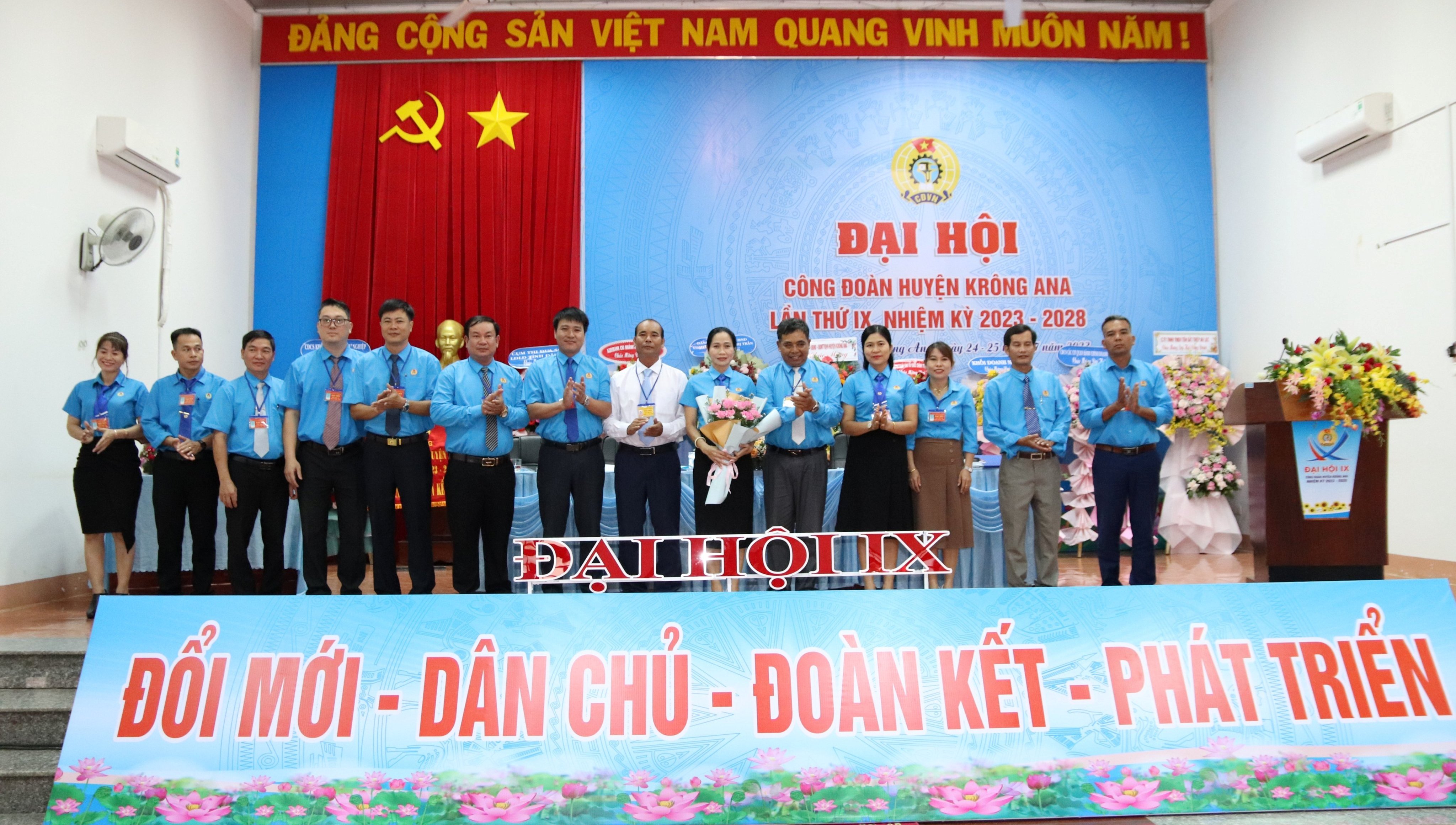 Đại Hội Công đoàn huyện Krông Ana lần thứ IX, nhiệm kỳ 2023 - 2028