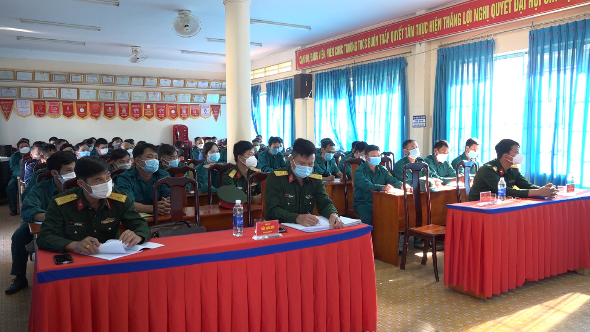 Ban Chỉ huy Quân sự  huyện Krông Ana tập huấn Dân quân tự vệ năm 2022